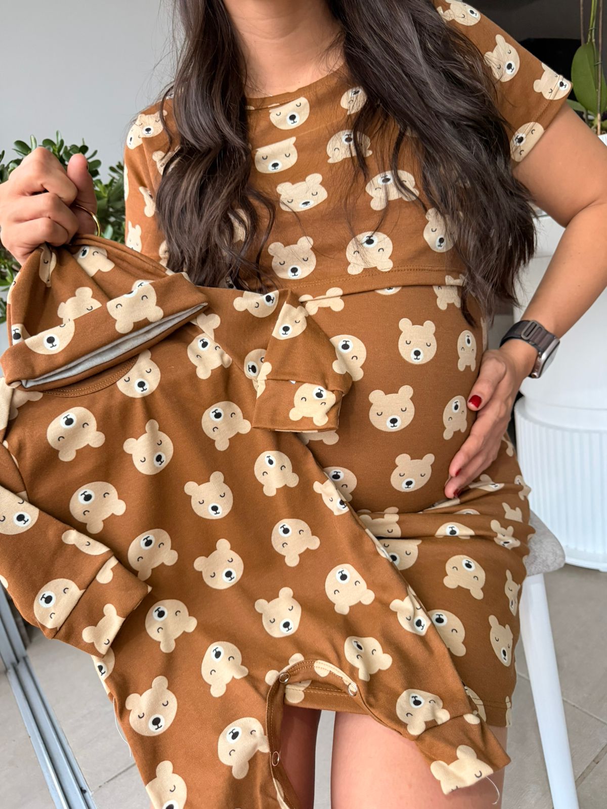 Dúo Pijama Bata Niño Ositos