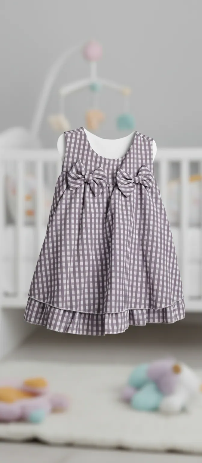 Vestido Formal Cuadros